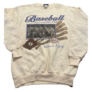 Vintage Baseball Forever Crewneck‎ By Van Heusen Size Medium